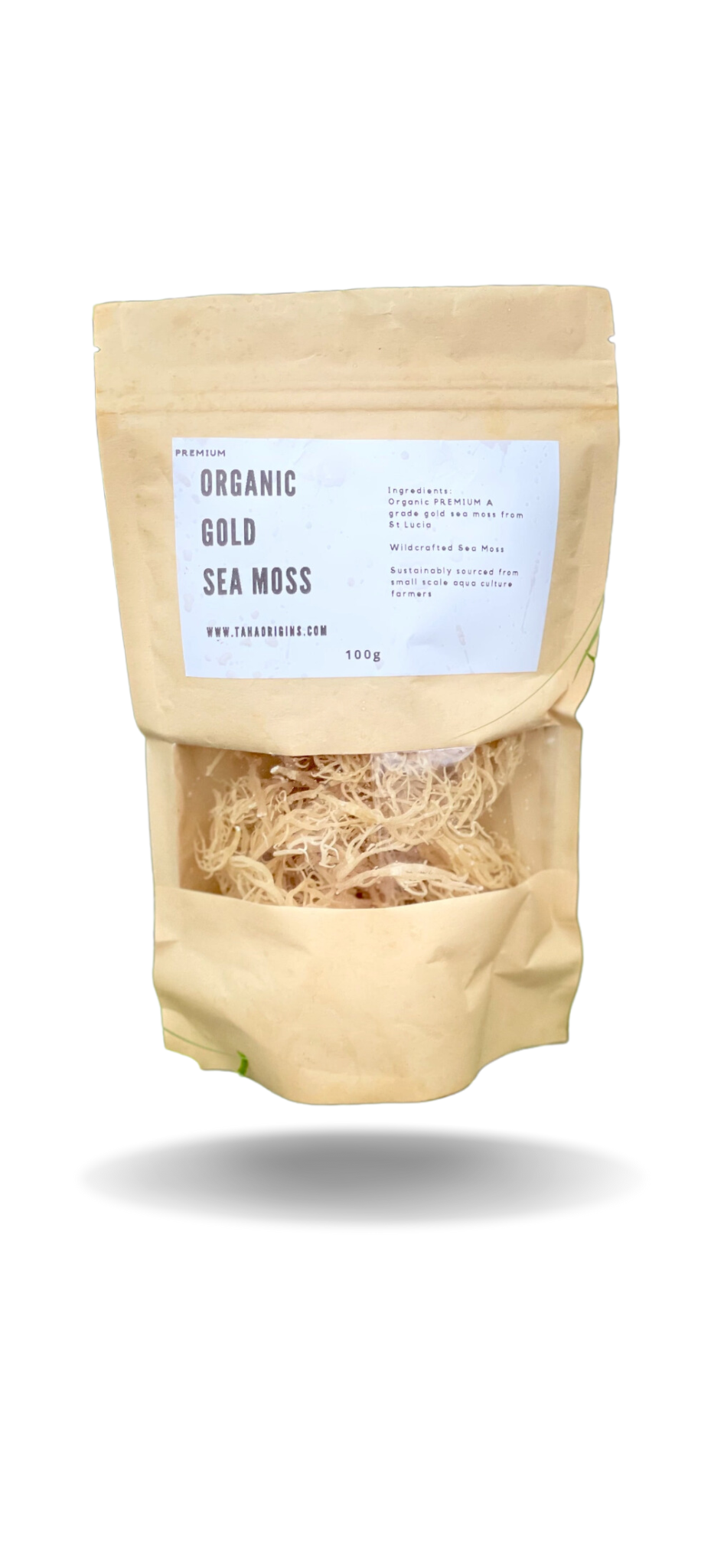 Phytosanitary certified Organic Premium Golden dried Seamoss